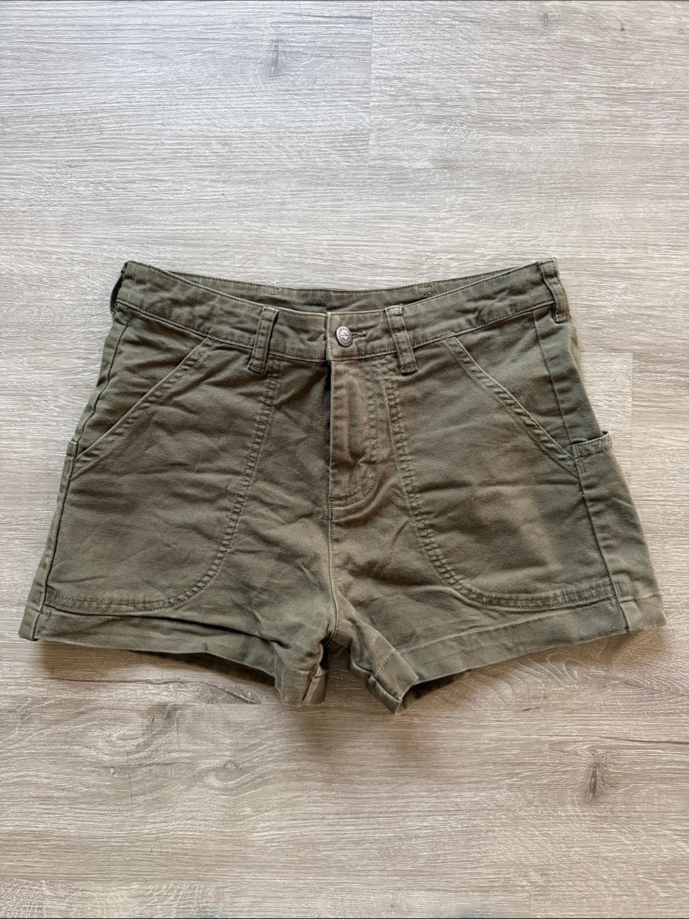 Patagonia Women's Olive Green Utility Cotton Shorts
